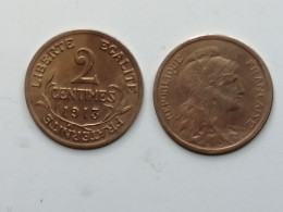 FRANCE  = 1 PIECE  DE 2 CENTIMES DE 1913 - 2 Centimes