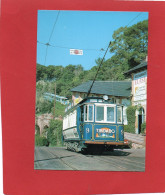 FUNICULAIRE--BARCELONA---TRAMVIA-BLAU I Funicular-- Tibidabo ---voir 2 Scans - Funiculaires