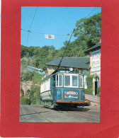 FUNICULAIRE--BARCELONA---TRAMVIA-BLAU I Funicular-- Tibidabo ---voir 2 Scans - Funiculaires