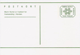 NORVEGIA  NORGE  -  POSTKORT  -  PORTO BETALT  -  TAXE PERçUE - Enteros Postales