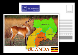 Uganda / View Card / Map Card - Ouganda