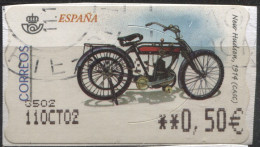 Espagne 2002 - Timbre De Distributeur YT 60 (1/3) (o) Sur Fragment - Dienstmarken