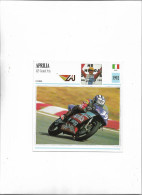 Carte Moto Edito Service 1994 Moto  Aprillia 125 Grand Prixi Course De 1992  Italie - Motos