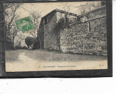 17-MONTENDRE-Une Vue Des " REMPARTS " Du Chateau En 1913 - Montendre