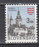 Slovakia 1994 - Regular Stamp: City Banska Bystrica, Mi-Nr. 206, MNH** - Nuevos