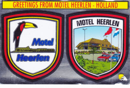 CPM PAYS BAS - HEERLEN - Motel Autocollant Double Toucan Hôtel En 1996 - Heerlen