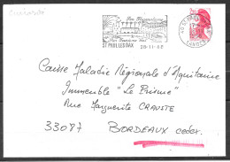 Curiosité Sur Lettre  Indexation Orange Annulée Avec Un Feutre Rouge, FD Sans La Marque - Storia Postale