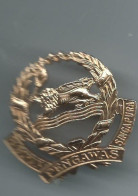 Insigne De Béret ; Singapore Vigilante Corps Singapura, SINGAPOUR - Police & Gendarmerie