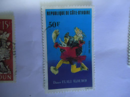 IVORY COAST  USED   STAMPS   MASK CARNIVAL - Côte D'Ivoire (1960-...)