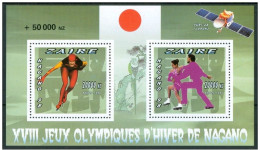 Olympische Spelen 1998 , Zaire - Blok Getand Postfris - Hiver 1998: Nagano