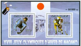 Olympische Spelen 1998 , Zaire - Blok Getand Postfris - Hiver 1998: Nagano