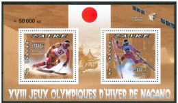 Olympische Spelen 1998 , Zaire - Blok Getand Postfris - Invierno 1998: Nagano