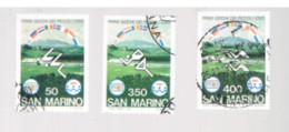 SAN MARINO CAT.UNIF.  1156.1160 - 1985  PRIMI GIOCHI SPORTIVI DEI PICCOLI STATI  -  USATI (°) - Used Stamps