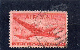 1946 Stati Uniti - DC-4 Skymaster - Used Stamps