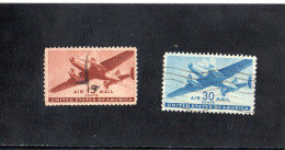 1941 Stati Uniti - Piano Trasporto Aereo - Used Stamps