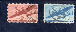 1941 Stati Uniti - Piano Trasporto Aereo - Used Stamps
