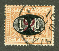 580 Italy 1890 Scott #J25 Used (Lower Bids 20% Off) - Impuestos