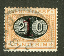 582 Italy 1890 Scott #J26 Used (Lower Bids 20% Off) - Portomarken