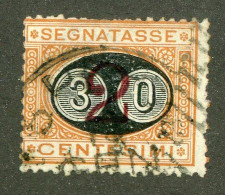 586 Italy 1890 Scott #J27 Used (Lower Bids 20% Off) - Portomarken