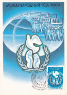 PEACE, CM, MAXICARD, CARTES MAXIMUM, OBLIT FDC, 1986, RUSSIA - Cartoline Maximum