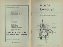 * Ieper - Ypres * (Iepers Kwartier - Jaargang 7 - Nr 4 - December 1971) Tijdschrift Voor Heemkunde - Heemkundige Kring - Geografía & Historia
