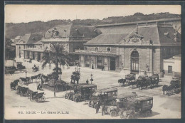 CPA 06 - Nice, La Gare PLM - Schienenverkehr - Bahnhof