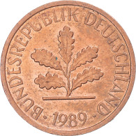 Monnaie, Allemagne, Pfennig, 1989 - 2 Pfennig