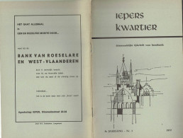 * Ieper - Ypres * (Iepers Kwartier - Jaargang 8 - Nr 3 - September 1972) Tijdschrift Voor Heemkunde - Heemkundige Kring - Geografía & Historia