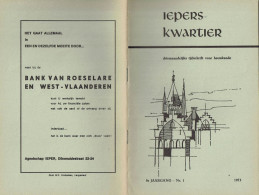 * Ieper - Ypres * (Iepers Kwartier - Jaargang 9 - Nr 1 - Maart 1973) Tijdschrift Voor Heemkunde - Heemkundige Kring - Aardrijkskunde & Geschiedenis