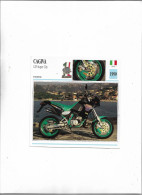 Carte Moto Edito Service 1994 Moto  CAGIVA 125  Super City  Tourisme  De 1990 Italie - Motos