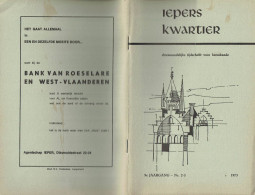 * Ieper - Ypres * (Iepers Kwartier - Jaargang 9 - Nr 2 & 3 - Juni 1973) Tijdschrift Voor Heemkunde - Heemkundige Kring - Géographie & Histoire