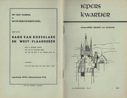 * Ieper - Ypres * (Iepers Kwartier - Jaargang 9 - Nr 4 - December 1973) Tijdschrift Voor Heemkunde - Heemkundige Kring - Geografia & Storia