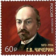 Russia 2022 . 150th Birth Anniversary Of G. Chicherin . 1v. - Nuovi