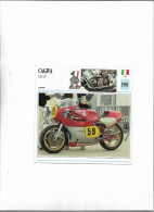 Carte Moto Edito Service 1994 Moto  CAGIVA 500 GP   Course De 1981 Italie - Motos