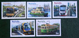 Urban City Transport Zug Train Bus Boat 2012 Mi 3694-3698 Y&T - Used Gebruikt Oblitere Australia Australien Australie - Used Stamps