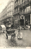 BELGIQUE BRUXELLES LAITIÈRE RUE D'AREMBERG   TRÈS  BELLE ANIMATION 9X14 REIMPRESSION DE CARTES ANCIENNES - Ambachten