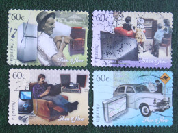 Technology, Then And Now 2012 Mi 3690-3693 Y&T - Used Gebruikt Oblitere Australia Australien Australie - Used Stamps