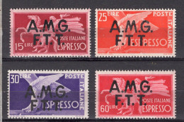 Z6871 - TRIESTE AMG-FTT ESPRESSO SASSONE N°1/4 ** - Express Mail