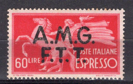 Z6874 - TRIESTE AMG-FTT ESPRESSO SASSONE N°4 ** - Poste Exprèsse