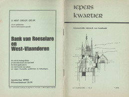 * Ieper - Ypres * (Iepers Kwartier - Jaargang 12 - Nr 3 - September 1976) Tijdschrift Voor Heemkunde - Heemkundige Kring - Geographie & Geschichte