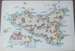 Delcampe - Sicilia Paradiso Del Mediterraneo - Illustratore Aldo Cigheri - Non Viaggiata - Sonstige & Ohne Zuordnung