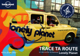 CPM - TAXI LONDONIEN - Pub Lonely Planet - Carte Cart'com - Taxi & Fiacre