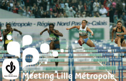CPM - ATHLÉTISME - Meeting LILLE Métropole 2008 ... Edition Région Nord Pas-de-calais - Athlétisme