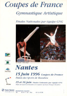 CPM - GYMNASTIQUE - NANTES Coupes De France Finales Nationales Juin 1996 ... Edition Carte Pub - Gymnastiek