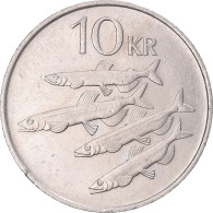 Monnaie, Islande, 10 Kronur, 1987 - Islande