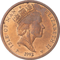 Monnaie, Île De Man, 2 Pence, 1992 - Isle Of Man