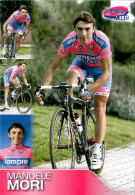 Carte Cyclisme Cycling Ciclismo サイクリング Format Cpm Equipe Cyclisme Pro Lampre - ISD 2011 Manuele Mori Italie Superbe.E - Cycling