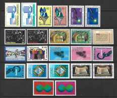Timbres Nation Unis New-York Neuf ** N 273 / 295  Année 1977 / 1978 - Nuevos