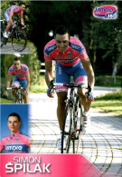 Carte Cyclisme Cycling Ciclismo サイクリング Format Cpm Equipe Cyclisme Pro Lampre - ISD 2011 Simon Spilak Slovénie TB.Etat - Radsport