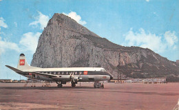 ¤¤    -   GIBRALTAR    -  The Nord Side Of The Rock As Seen From The Airport  -  Avion De La " BEA " - Gibraltar